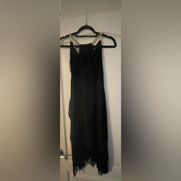 Michael Kors XS Chain-Strap Fringe Dress NWT - Picture 2 of 5
